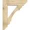 Ekena Millwork Olympic Slat Rough Sawn Bracket w/ Offset Brace, Douglas Fir, 8"W x 30"D x 36"H BKT0806X30X36OLY06RDF - alternate 2